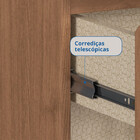 Quarto Modulado Casal 9 Portas 3 Gavetas Infinity Móveis Cast