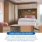 Quarto Modulado Casal 9 Portas 3 Gavetas Infinity Móveis Cast