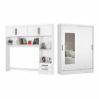 Quarto Modulado Casal Com Espelho 6 Portas Belém Carioca Móve