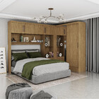 Quarto Modulado Casal Com Espelho 6 Portas Belém Plus Carioca