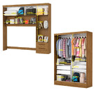 Quarto Modulado Casal Com Espelho 6 Portas Belém Plus Carioca