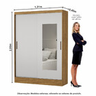 Quarto Modulado Casal Com Espelho E Cama 6 Portas Belém Cario