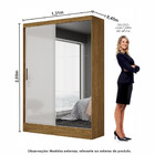 Quarto Modulado Casal Com Espelho E Cama 6 Portas Belém Plus