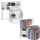 Quarto Modulado Casal Com Espelho E Cama 7 Portas Belém Plus