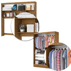 Quarto Modulado Casal Com Espelho E Cama 7 Portas Belém Plus