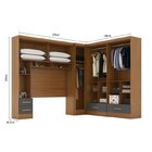 Quarto Modulado Casal Completo 100% Mdf 4 Peças 5 Portas 4 Ga