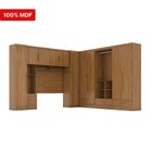 Quarto Modulado Casal Completo 100% Mdf 6 Peças 6 Portas 5 Ga