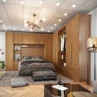 Quarto Modulado Casal Completo 100% Mdf 6 Peças 6 Portas 5 Ga