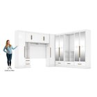 Quarto Modulado Casal Completo 100% Mdf 6 Peças 6 Portas 5 Ga