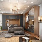 Quarto Modulado Casal Completo 100% Mdf 6 Peças 6 Portas 5 Ga