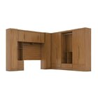 Quarto Modulado Casal Completo 6 Peças 6 Portas 5 Gavetas Com