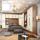 Quarto Modulado Casal Completo 6 Peças 6 Portas 5 Gavetas Com