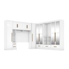 Quarto Modulado Casal Completo 6 Peças 6 Portas 5 Gavetas Com