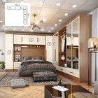 Quarto Modulado Casal Completo 6 Peças 6 Portas 5 Gavetas Com