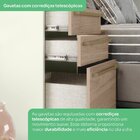 Quarto Modulado Casal Completo 8 Portas 3 Gavetas Com Espelho