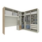 Quarto Modulado Casal Completo 8 Portas 3 Gavetas Com Espelho