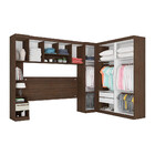 Quarto Modulado Casal De Canto 10 Portas 3 Gavetas Com Ponte