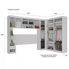 Quarto Modulado Casal De Canto 10 Portas J00027 Pln