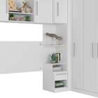Quarto Modulado Casal De Canto 6 Peças Com Régua Lateral Bran