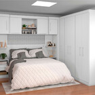 Quarto Modulado Casal De Canto 9 Portas 4 Gavetas Com Ponte D