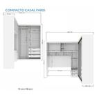 Quarto Modulado Casal Paris - Pr Móveis
