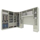 Quarto Modulado Casal Predileto 6 Peças Com Espelho - Móveis