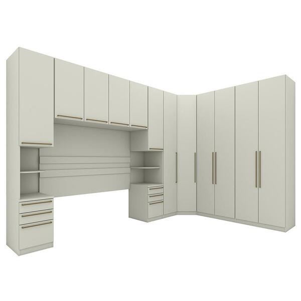 Quarto Modulado Casal Predileto 7 Peças - Móveis Henn