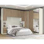 Quarto Modulado Casal Seletto 5 Peças 2 Portas Deslizante Com