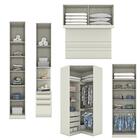 Quarto Modulado Casal Seletto 6 Peças Com Closet - Móveis Henn