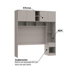 Quarto Modulado Casal Urban Com 8 Portas  Níquel