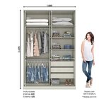 Quarto Modulado Completo Casal 5 Peças 10 Portas 12 Gavetas P