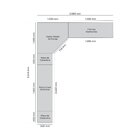 Quarto Modulado Completo Casal 5 Peças 10 Portas 12 Gavetas P