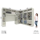 Quarto Modulado Completo Casal 5 Peças 10 Portas 12 Gavetas P