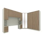 Quarto Modulado Completo Casal 5 Peças 10 Portas 12 Gavetas P