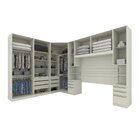 Quarto Modulado Completo Casal 6 Peças 12 Portas 12 Gavetas P