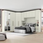 Quarto Modulado Completo Casal 6 Peças 12 Portas 12 Gavetas S