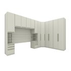 Quarto Modulado Completo Casal 7 Peças 12 Portas 9 Gavetas Em