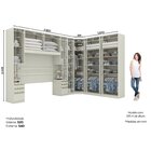 Quarto Modulado Completo Casal 7 Peças 12 Portas 9 Gavetas Se