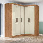 Quarto Modulado De Canto Madrid Com 5 Portas Maxel