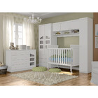Quarto Modulado Infantil Com Cômoda Eloisa E Berço Universo M