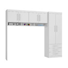 Quarto Modulado Juvenil 6 Portas 3 Gavetas Star Poliman Móveis