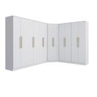 Quarto Modulado Kappesberg Adapt Branco 12 Portas 342cm X 263