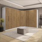 Quarto Modulado Kappesberg Adapt Branco/nogueira 12 Portas 34