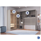 Quarto Modulado Móveis Castro 3 Peças