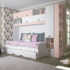 Quarto Modulado Solteiro Com 4 Peças 0003ma Versátil- Castro