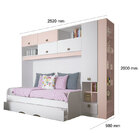 Quarto Modulado Solteiro Com 4 Peças 0003ma Versátil- Castro