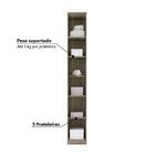 Quarto Modulado Solteiro Doce Vida Com 7 Portas - Castanho/of