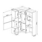 Quarto Modulado Solteiro Modena Demóbile C/ 5 Peças