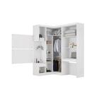 Quarto Modulado Solteiro Modena Demóbile C/ 5 Peças