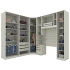 Quarto Modulado Solteiro Seletto 6 Peças Com Espelho - Móveis